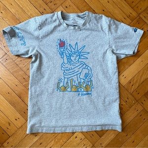 Keith Haring Statue of Liberty NYC Tee Shirt XS